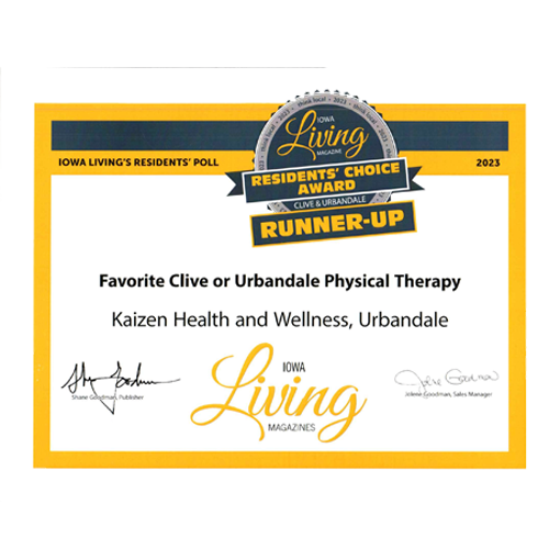 Iowa Living Magazine Residents&rsquo; Choice Award &ndash; Runner-Up