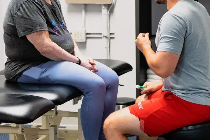 Inside the treatment space at Kaizen Health and Wellness in Urbandale