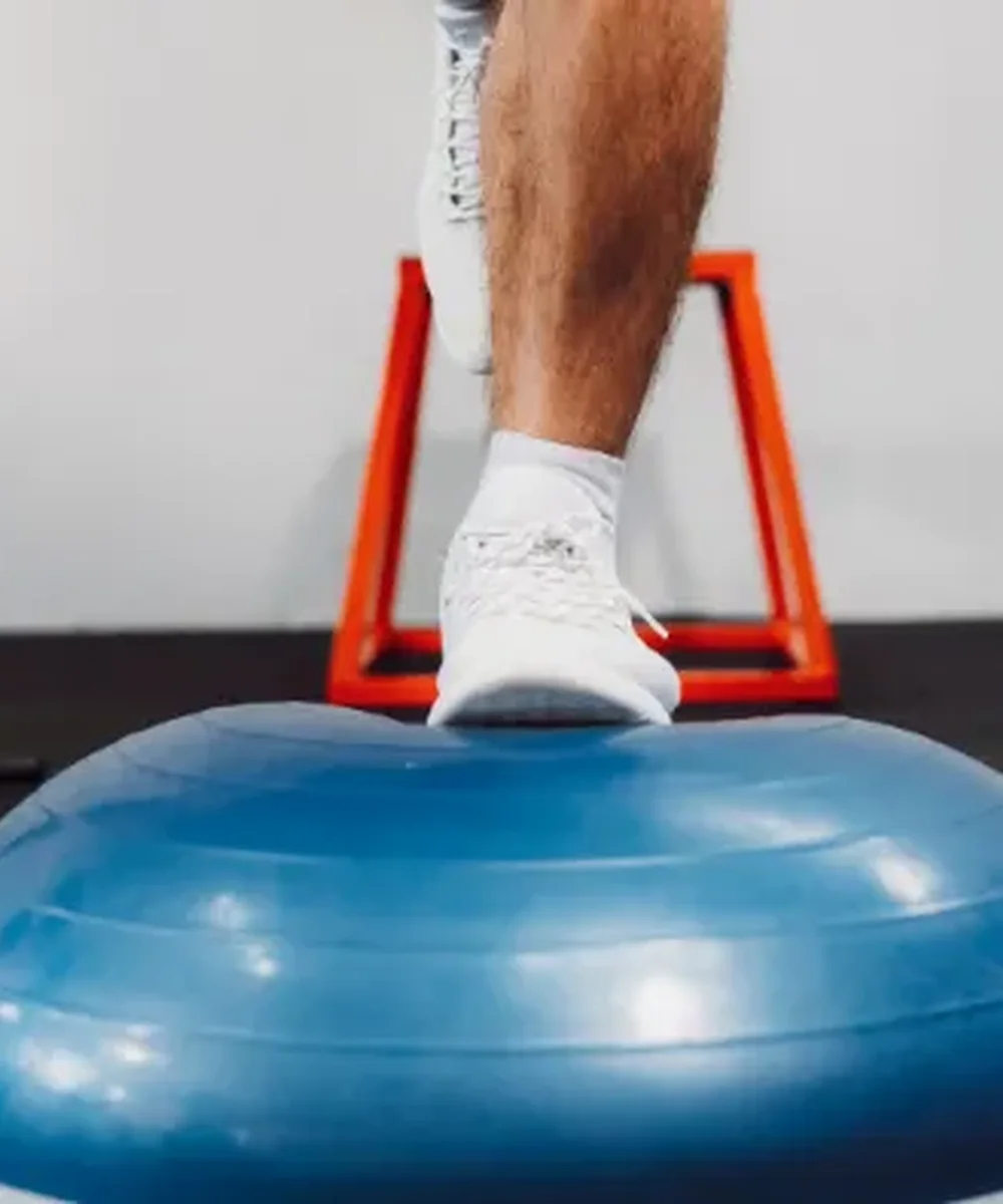 A Doctor of Physical Therapy evaluating balance and gait at Kaizen Health and Wellness in Urbandale, IA