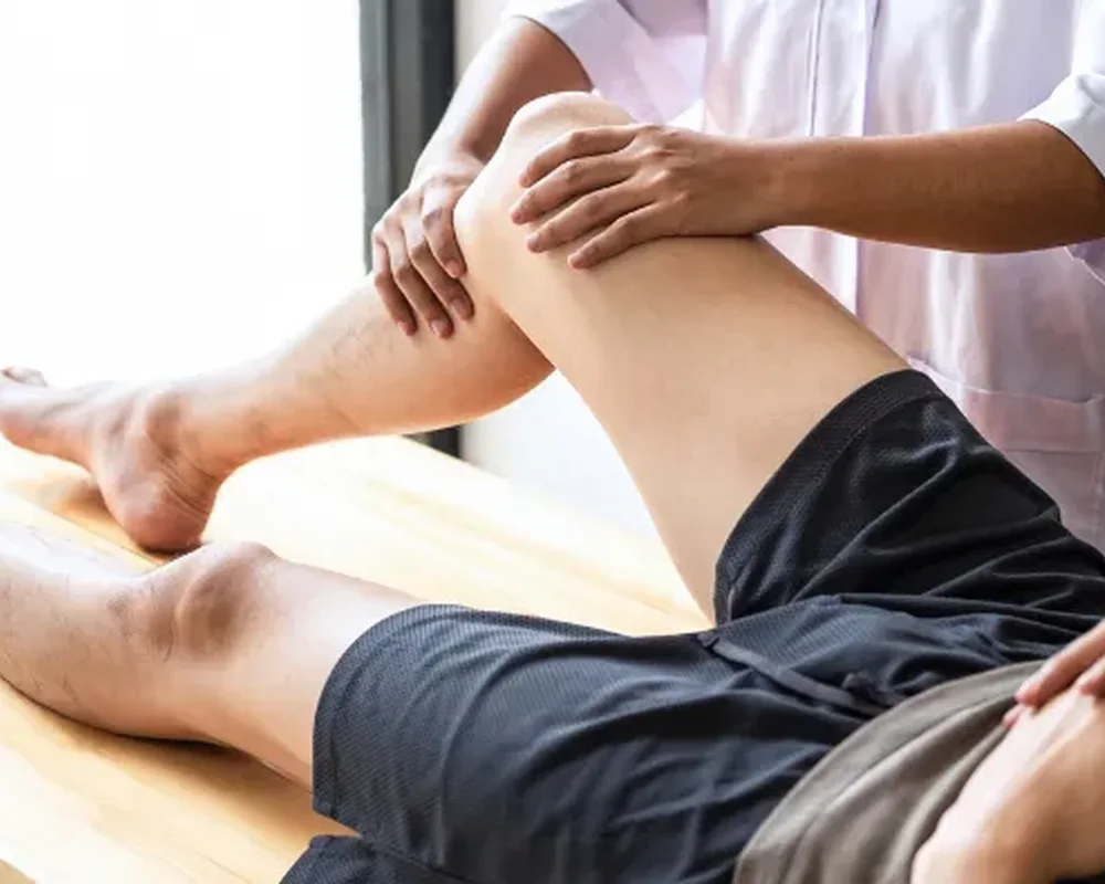 Orthopedic therapy in progress at Kaizen Health and Wellness in Urbandale, IA