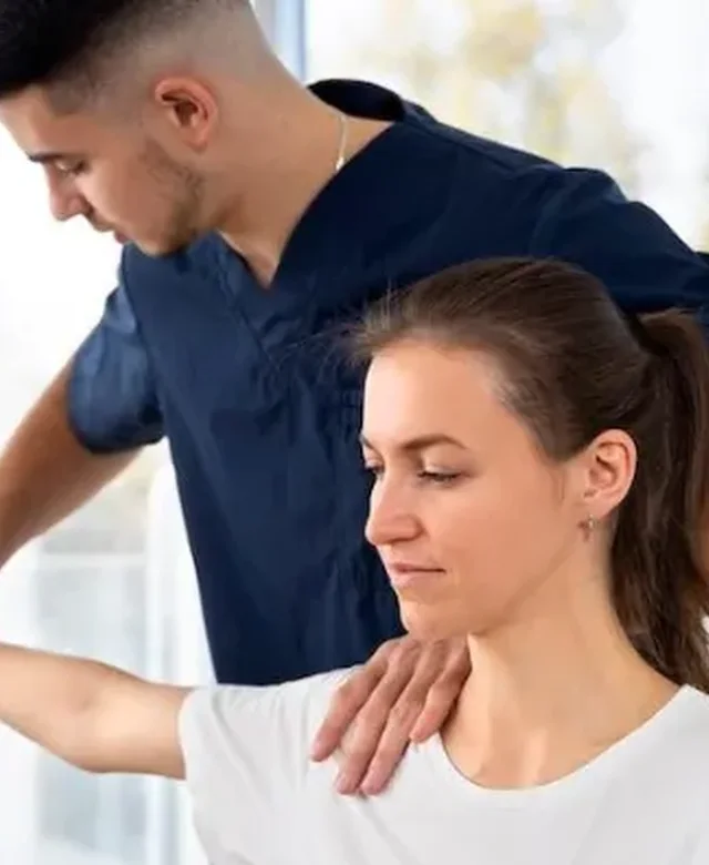 Vestibular therapy session at Kaizen Health and Wellness